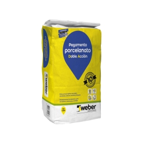 Pegamento Porcelanato Weber Doble Accion Saco 25 Kg (P-70) Mod: Qui093